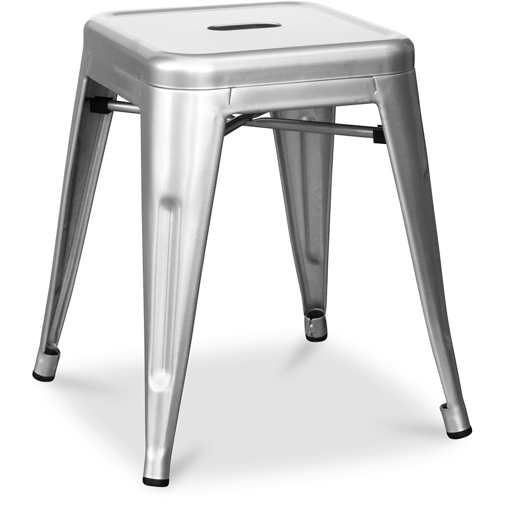  Buy Industrial Design Stool - 45cm - New Edition - Metalix Silver 60139 - in the EU
