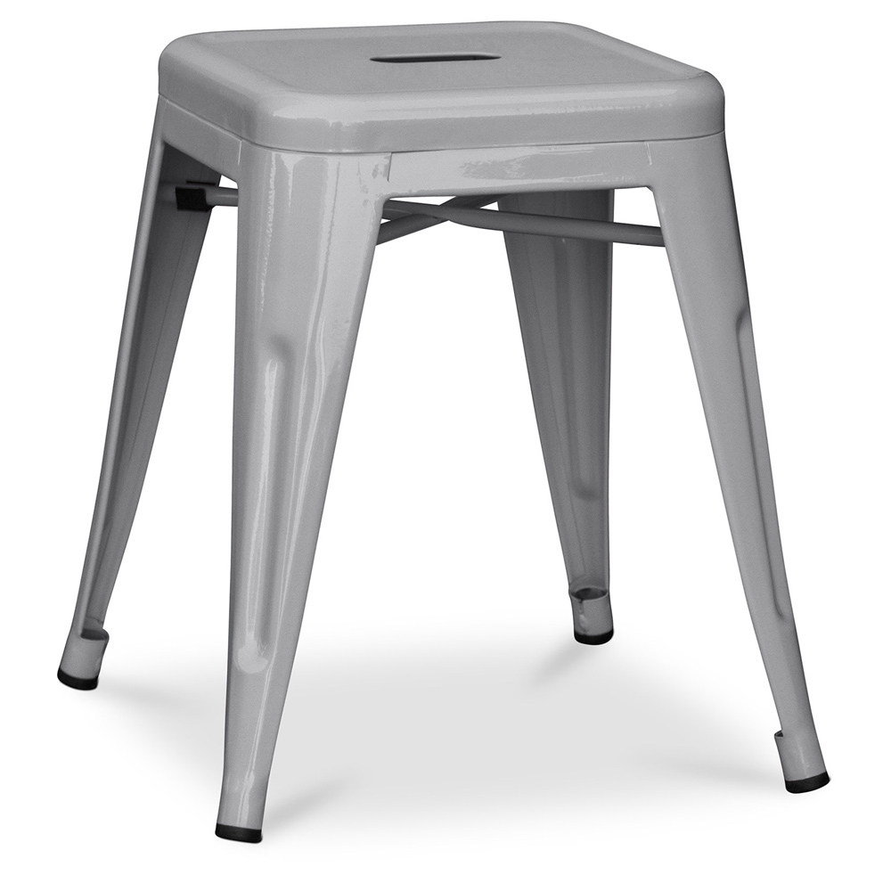  Buy Industrial Design Stool - 45cm - New Edition - Metalix Light grey 60139 - in the EU