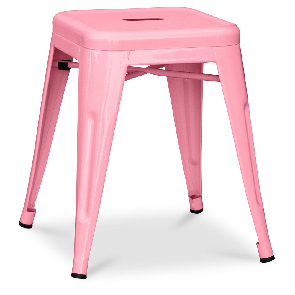  Buy Industrial Design Stool - 45cm - New Edition - Metalix Pink 60139 - in the EU