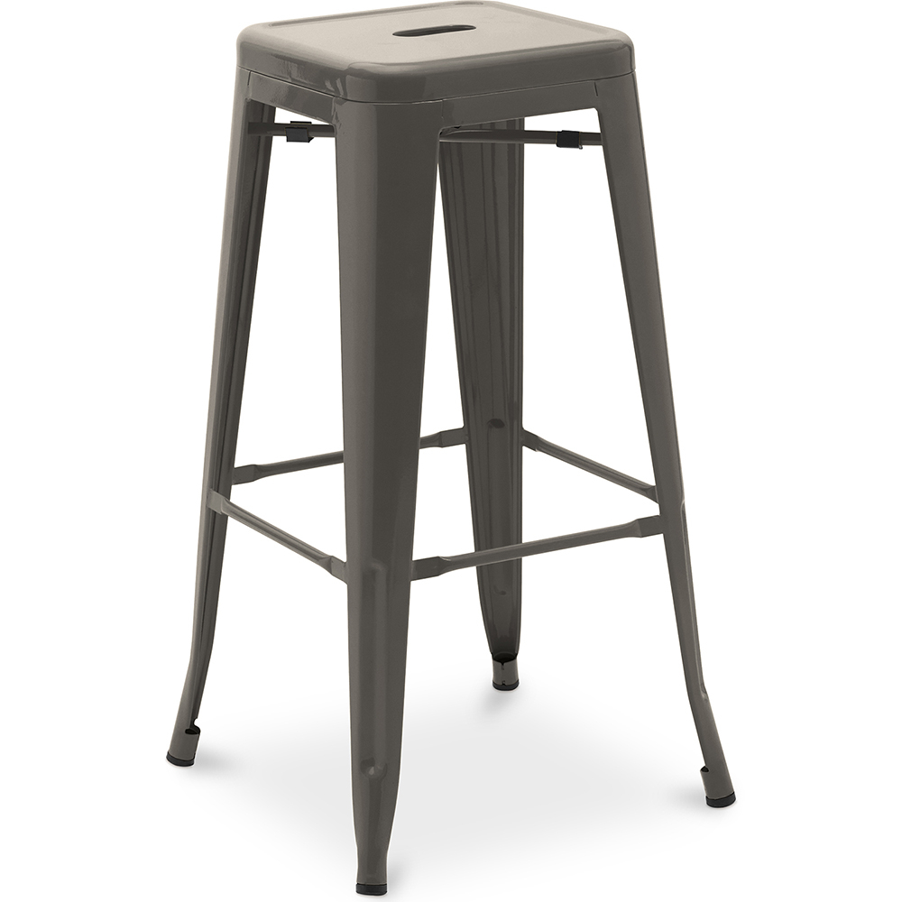  Buy Bar Stool – Industrial Style – Steel – 76 cm – Metalix Dark grey 60148 - in the EU