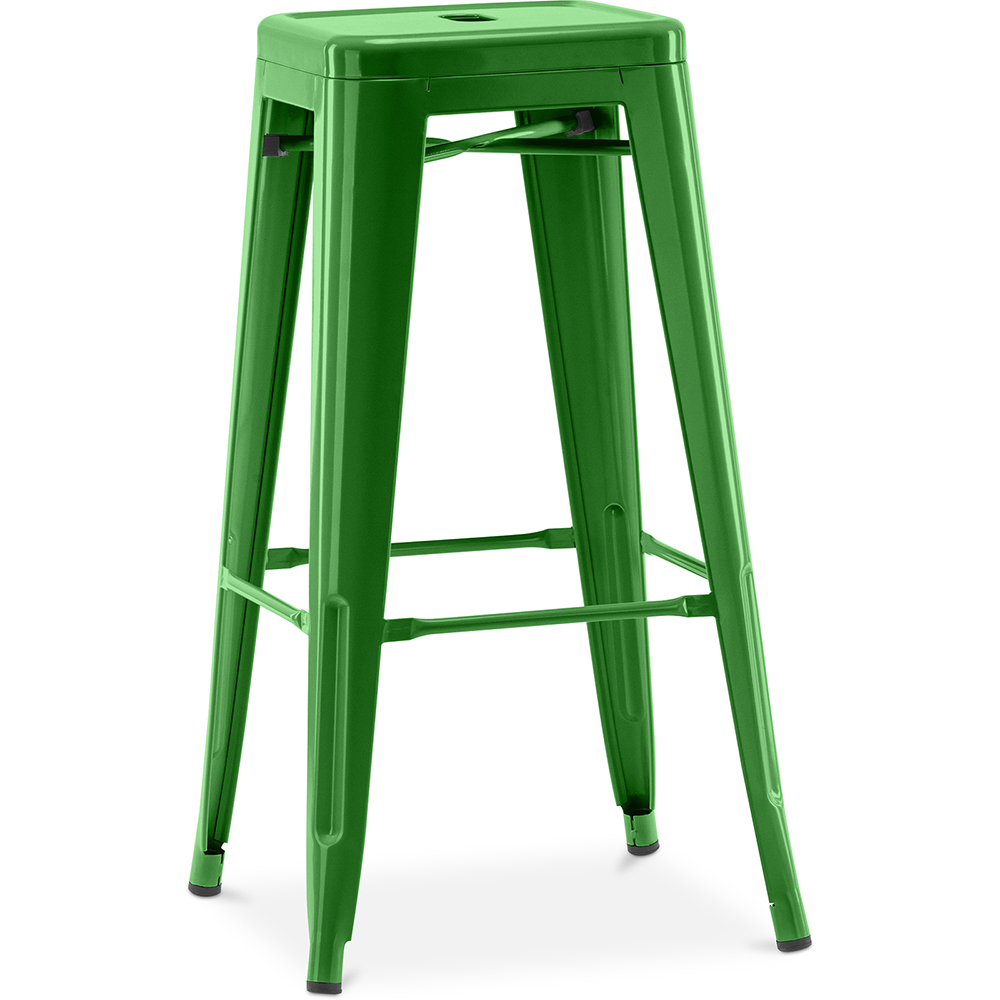  Buy Bar Stool – Industrial Style – Steel – 76 cm – Metalix Green 60148 - in the EU