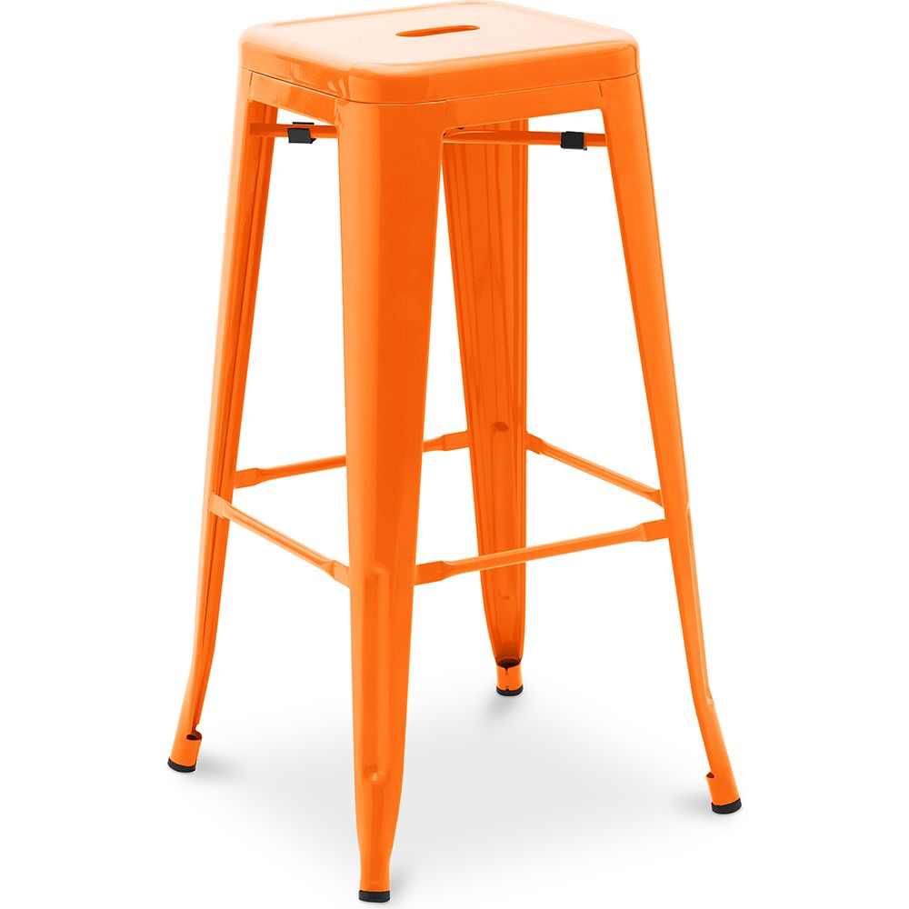  Buy Bar Stool - Industrial Design - 76cm - Metalix Orange 60148 - in the EU