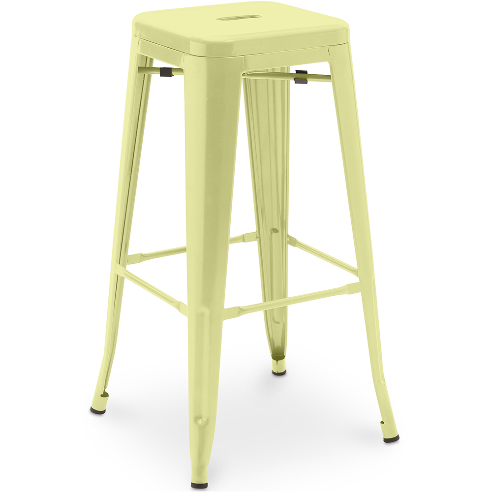  Buy Bar Stool - Industrial Design - 76cm - New Edition- Metalix Pastel yellow 60149 - in the EU