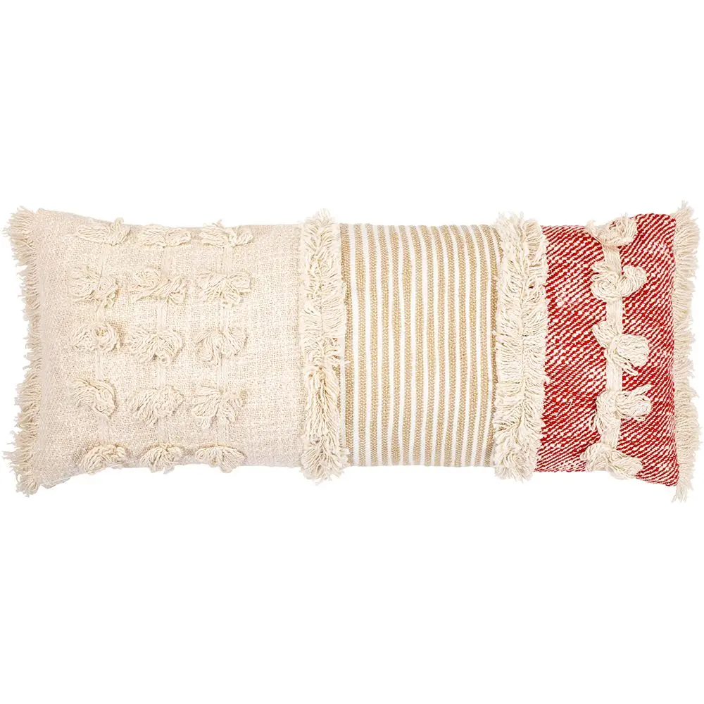  Buy Rectangular Cushion in Boho Bali Style, Cotton cover + filling - Evanora Multicolour 60180 - in the EU