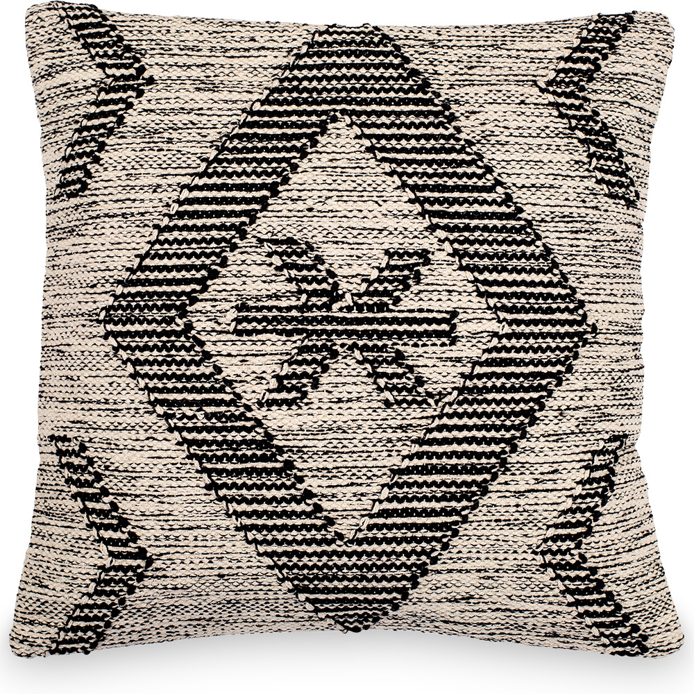  Buy Square Cotton Cushion in Boho Bali Style cover + filling - Rose Black 60192 - in the EU