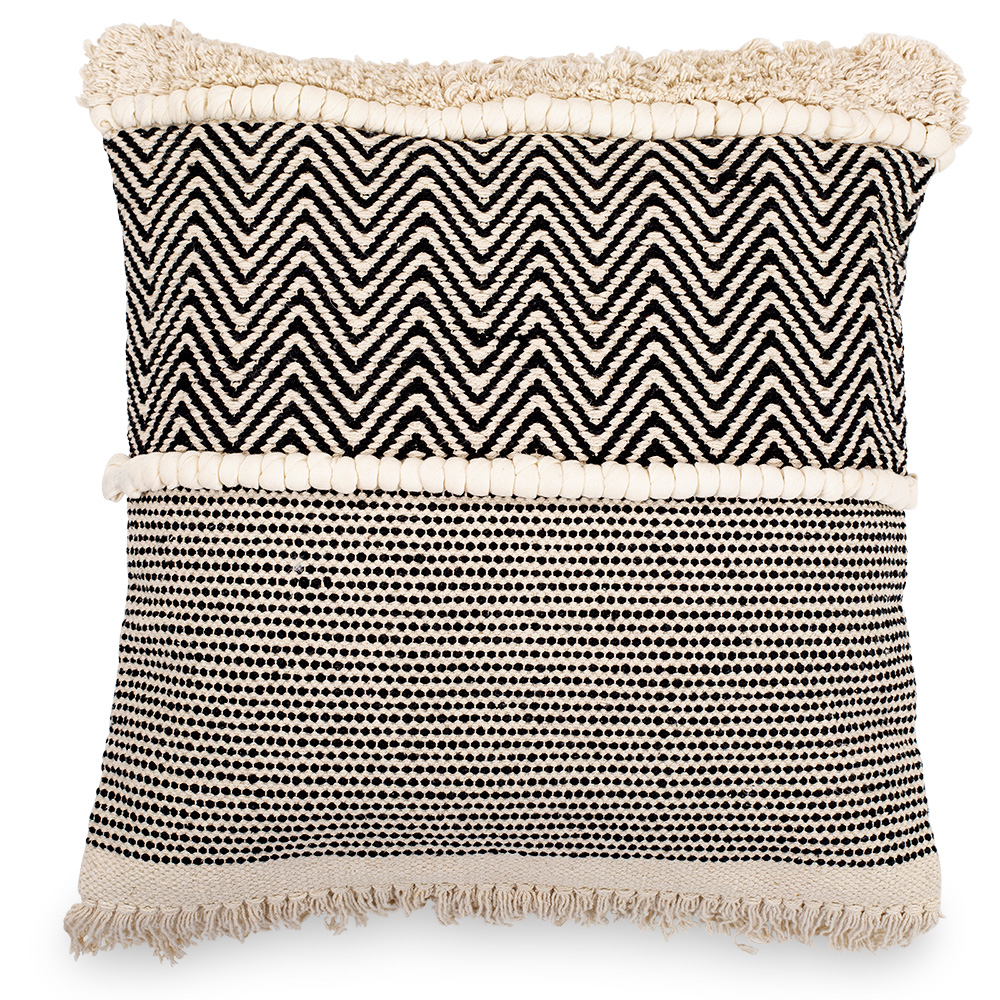  Buy Square Cotton Cushion in Boho Bali Style cover + filling - Perka Multicolour 60208 - in the EU