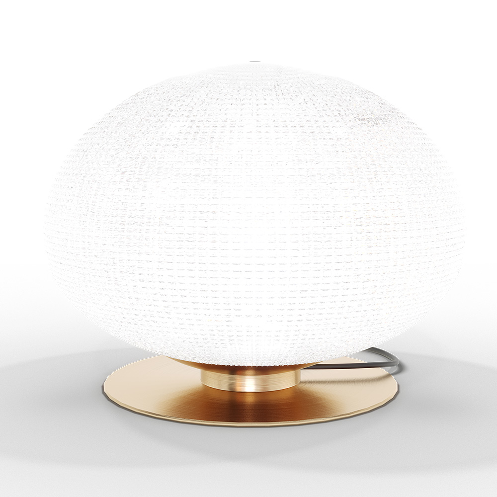  Buy Table lamp in vintage style, brass and glass - Ballon Gold 60238 - in the EU