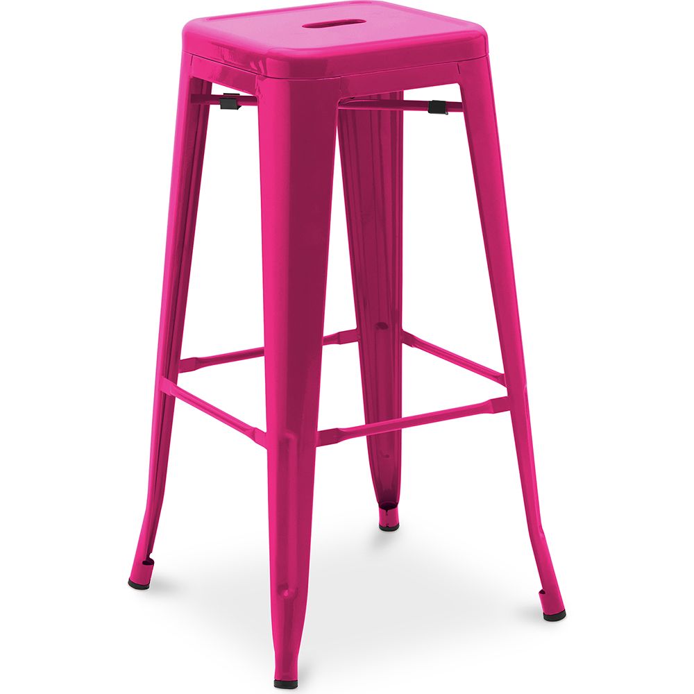  Buy Bar Stool - Industrial Design - 76cm - Metalix Fuchsia 60148 - in the EU