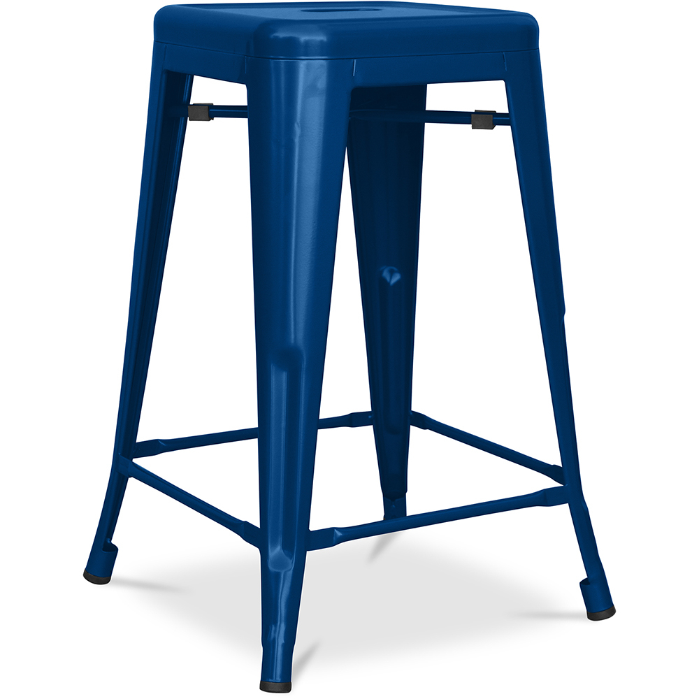  Buy Bistrot Metalix Stool Matte Metal - 60cm - New edition Dark blue 60324 - in the EU