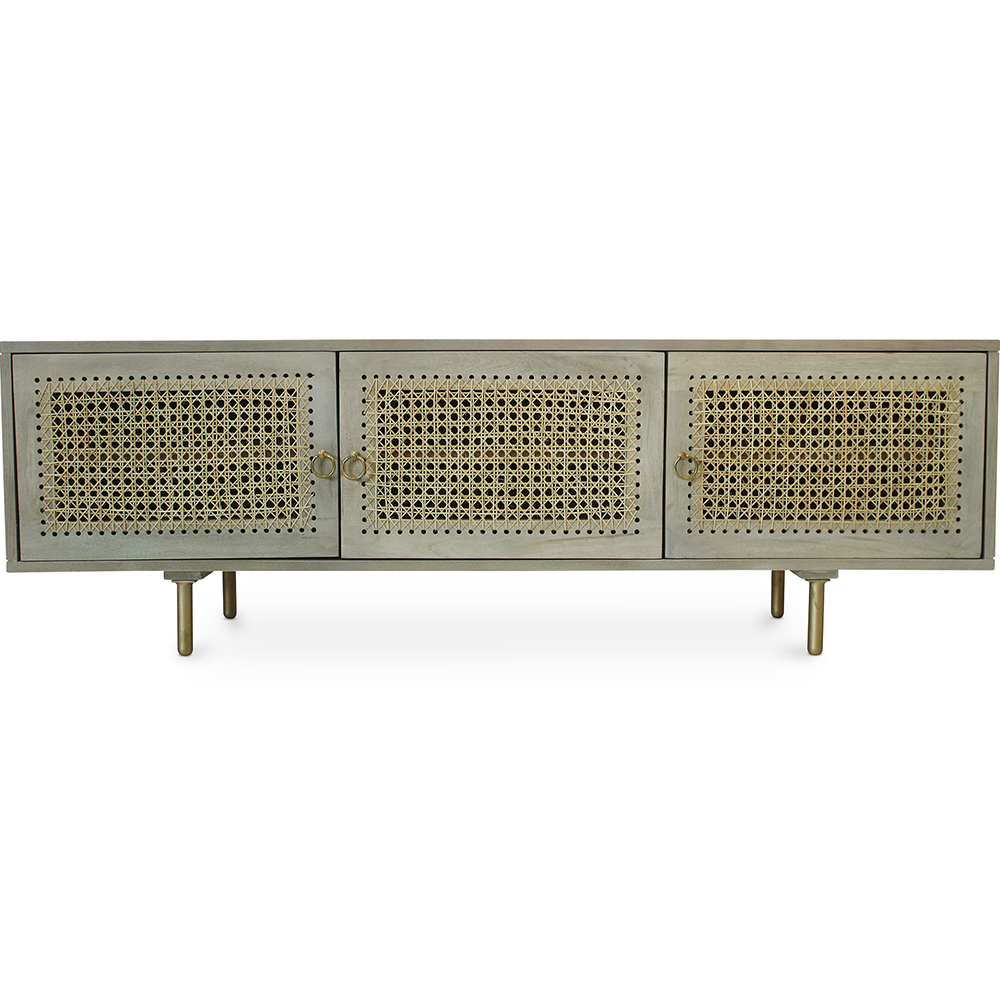  Buy Wooden Sideboard - Vintage TV Cabinet Design - Monay Natural wood 60351 - in the EU