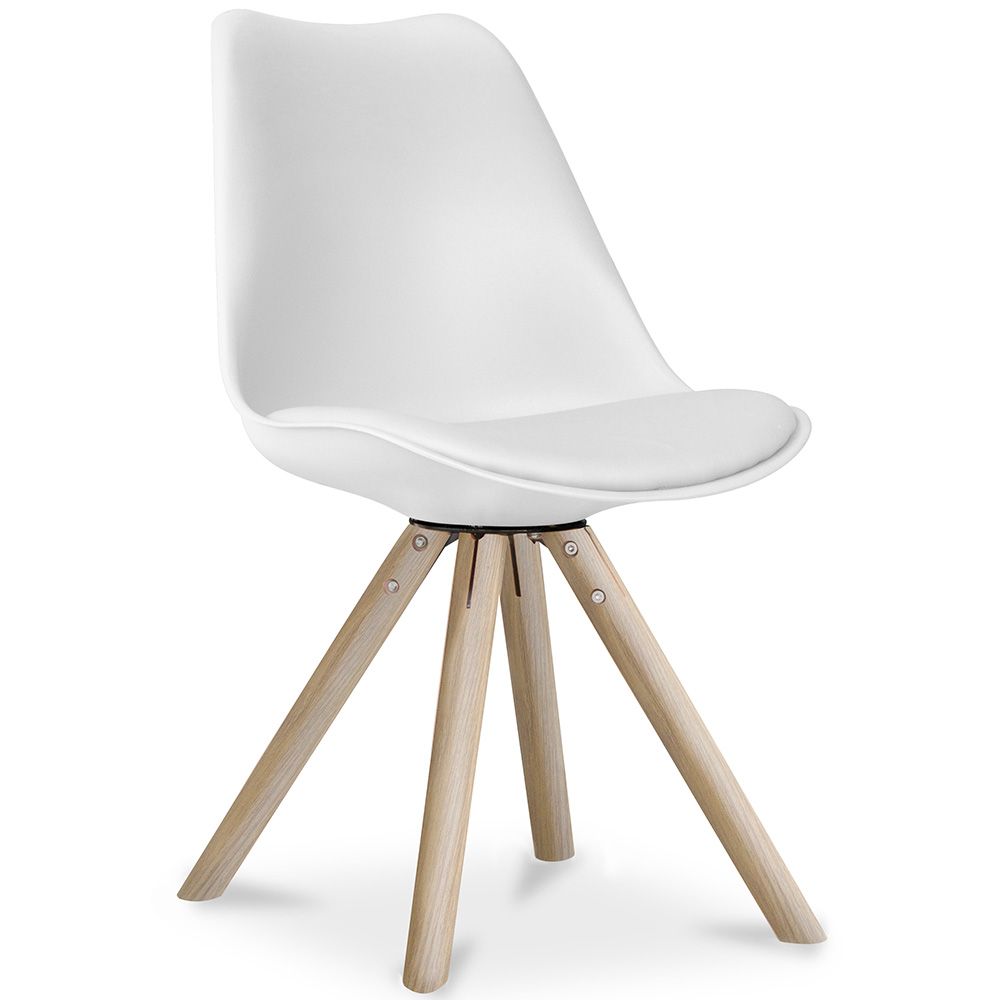 Buy Premium Scandinavian design Brielle chair with Cushion White 58292 - in the EU