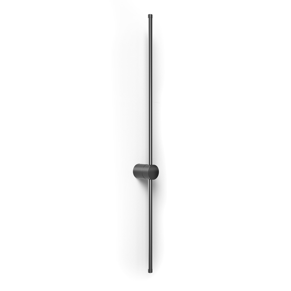  Buy Aluminum stick wall light in modern design, 100cm - Grobe Black 60422 - in the EU