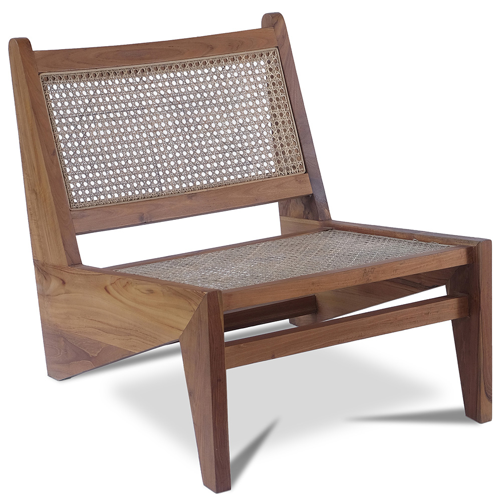  Buy Rattan armchair, Boho Bali design, Rattan and Teak Wood - Marcra Natural 60465 - in the EU