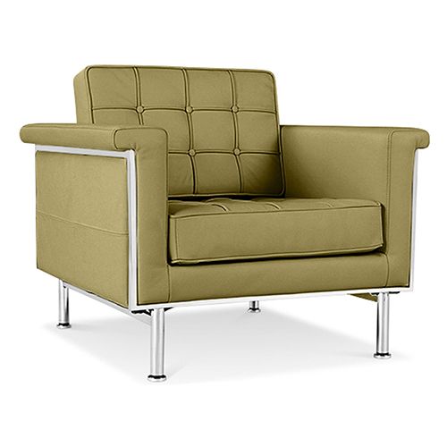  Buy Armchair Trendy - Faux Leather Olive 13180 - in the EU