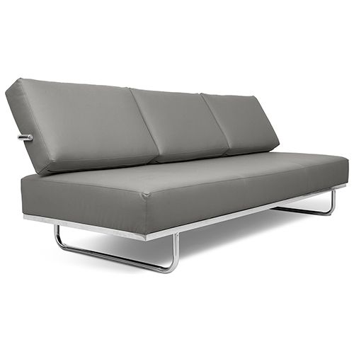  Buy Sofa Bed SQUAR (Convertible) - Faux Leather Grey 14621 - in the EU