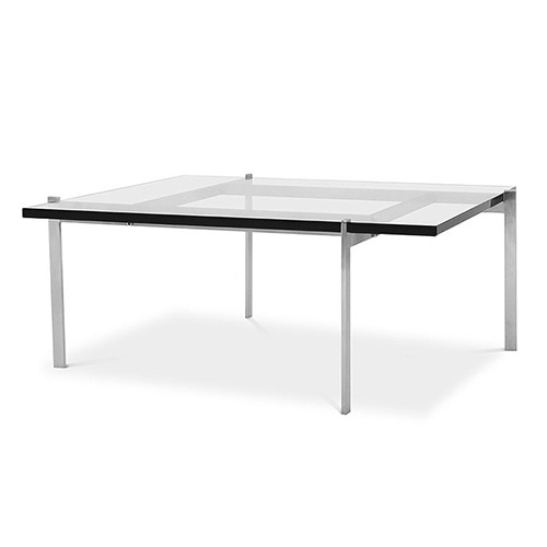  Buy PY61 Coffee table - Square - 15mm Glass Steel 16320 - in the EU