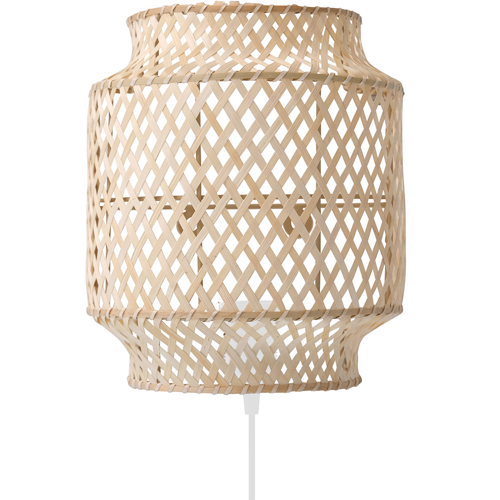  Buy Bamboo Wall Lamp Shade, Boho Bali Style - Lorna Natural 60485 - in the EU