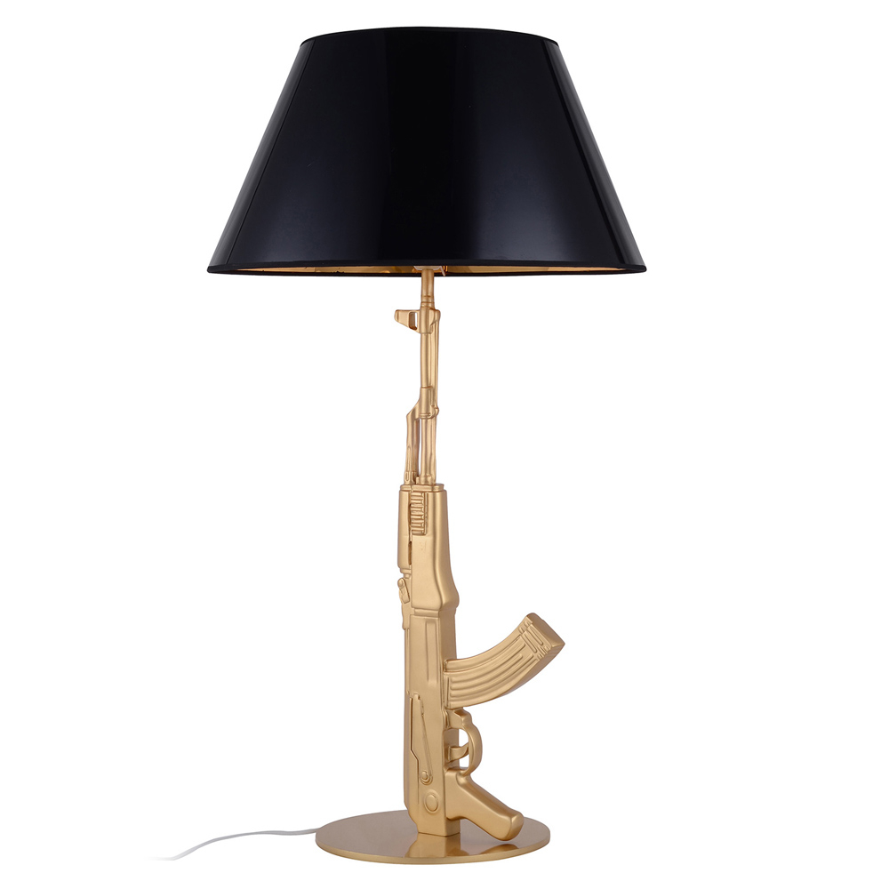  Buy Table Lamp Rifle Design - Trigger Gold 22732 - in the EU