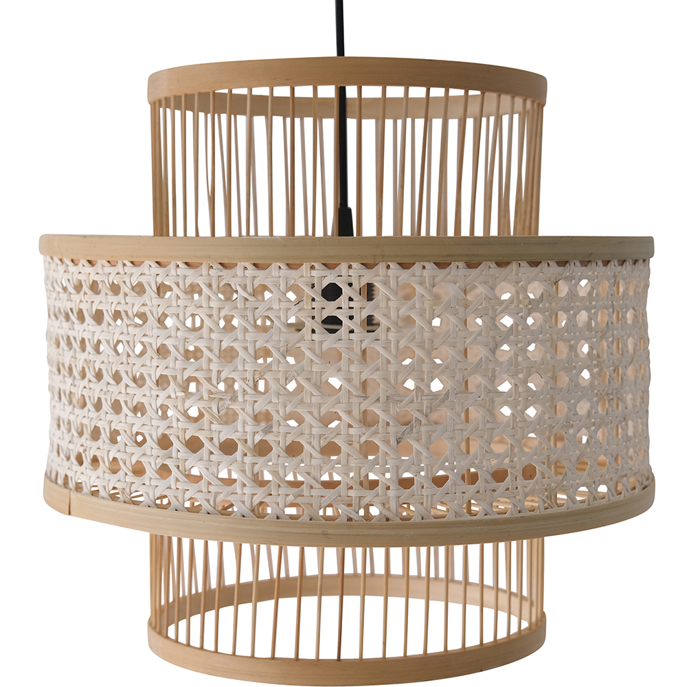  Buy Boho Bali Pendant Lamp, Bamboo and Rattan - Sar Natural 60488 - in the EU