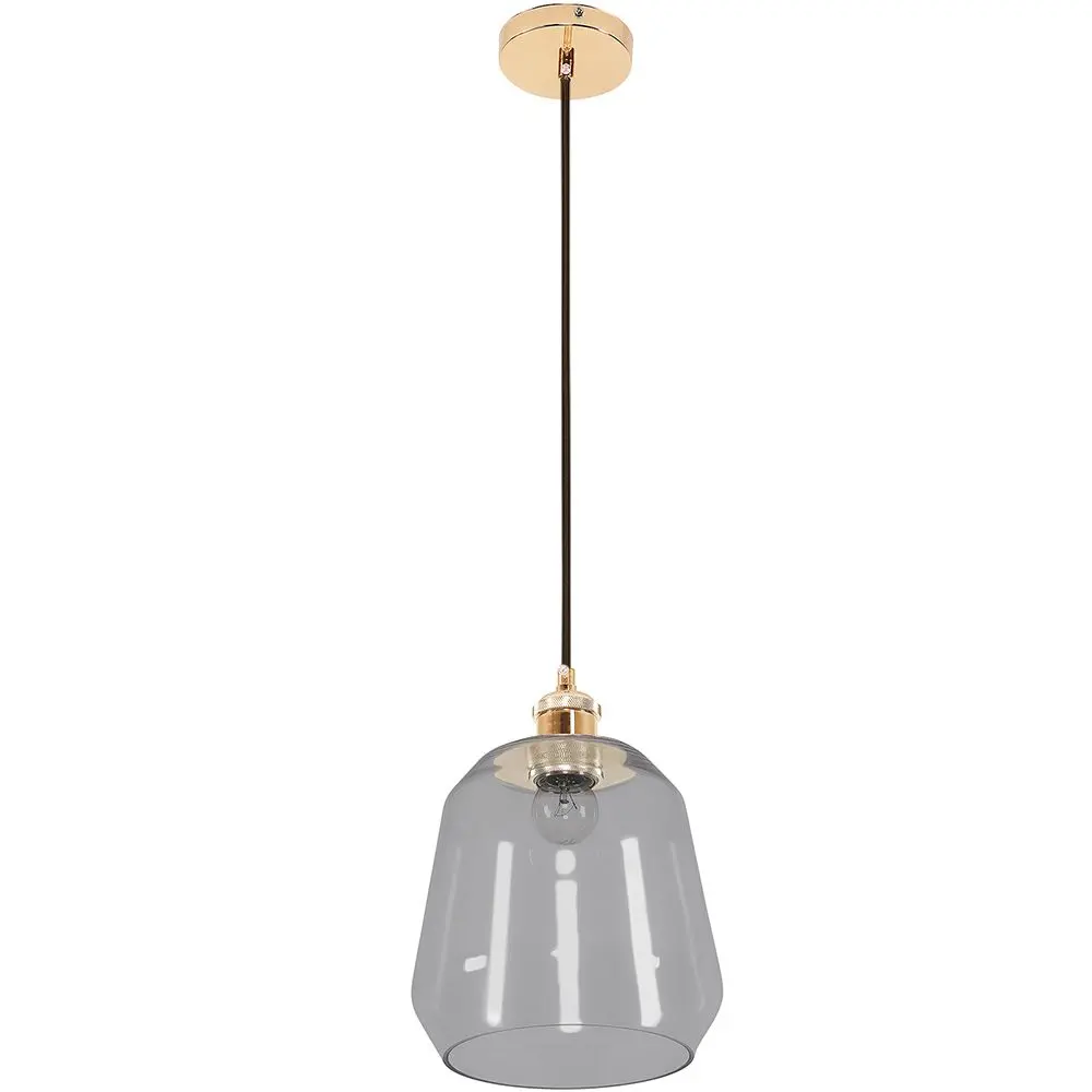  Buy Amaia pendant lamp - Crystal and metal Grey 60530 - in the EU