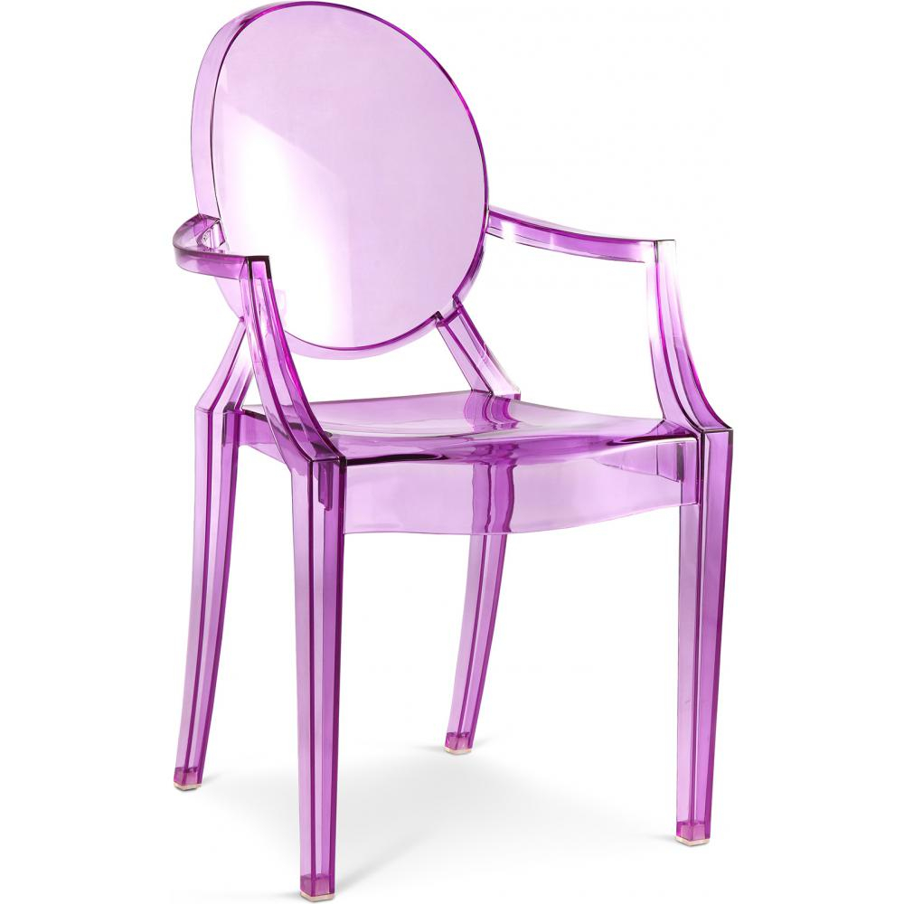  Buy  Children Armchair Louis King Design Transparent Purple transparent 54010 - in the EU