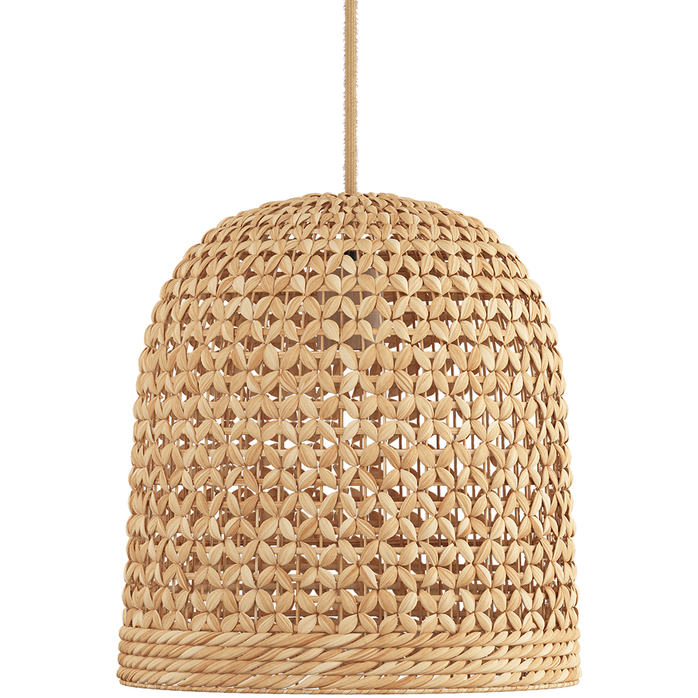  Buy Rattan Ceiling Lamp - Boho Bali Design Pendant Lamp - 30cm - Carva Natural 60634 - in the EU