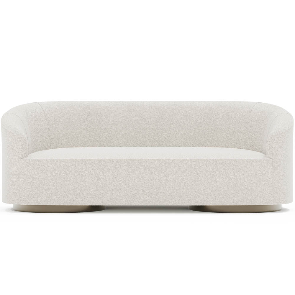  Buy 3/4 Seater Sofa - Upholstered in Bouclé Fabric - Treya White 60661 - in the EU