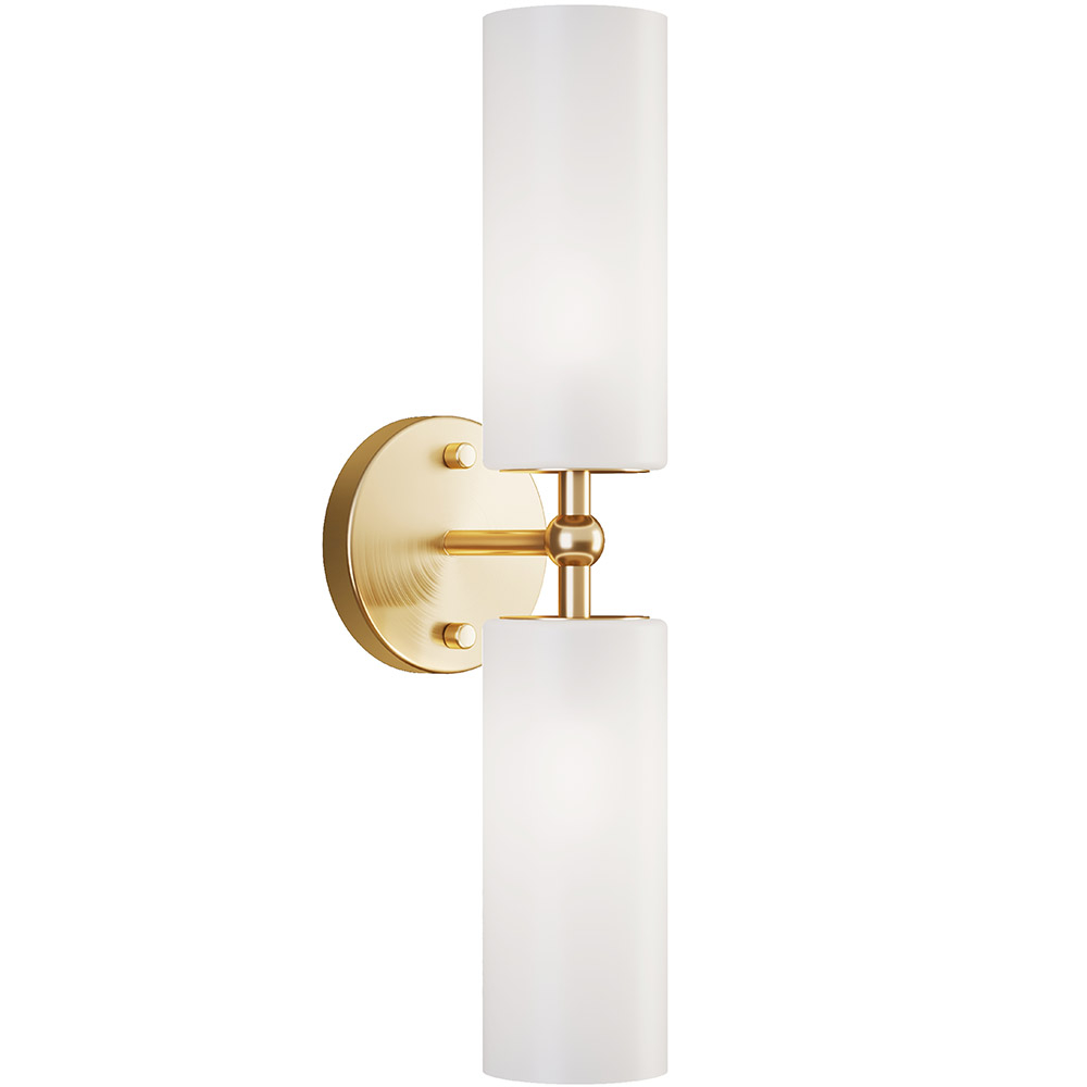  Buy Wall Lamp Aged Gold - 2-Light Wall Sconce - Ouna Aged Gold 60683 - in the EU