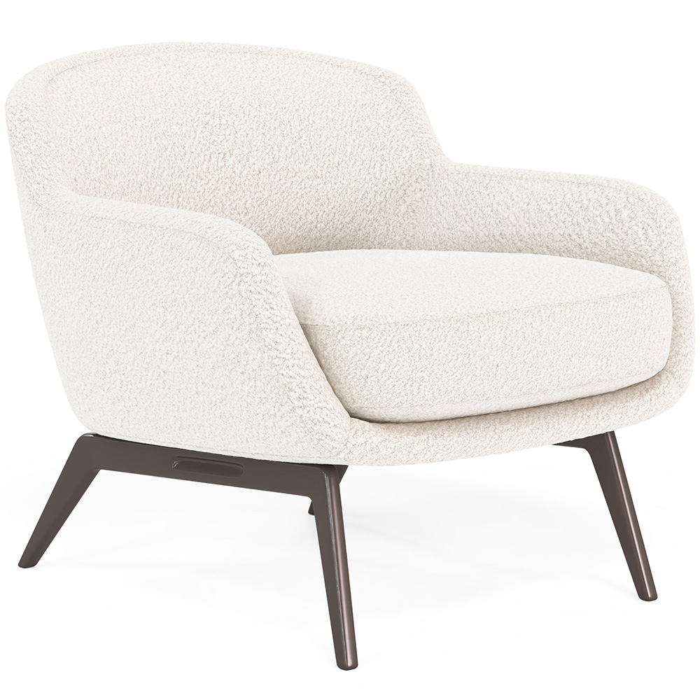  Buy Bouclé Upholstered Armchair - Selvi White 60695 - in the EU