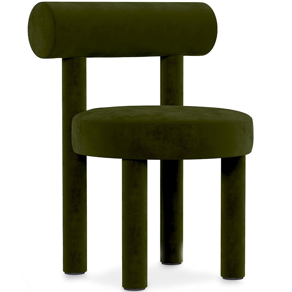  Buy Dining Chair - Upholstered in Velvet - Reece Olive 60708 - in the EU