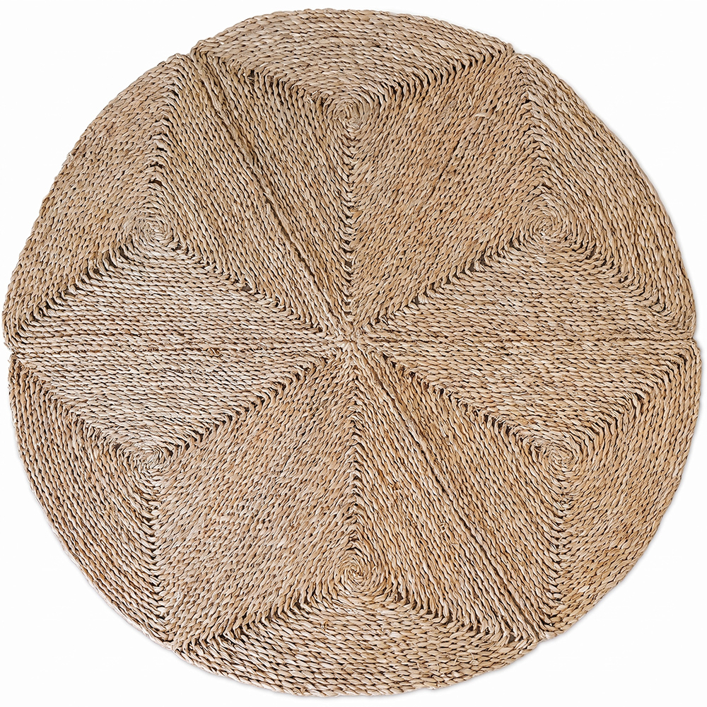  Buy Round Jute Rug - Boho Bali - 100 CM - Ubba Natural 61080 - in the EU