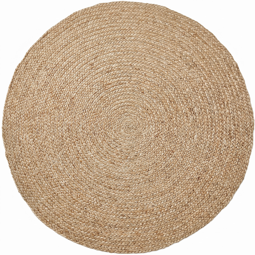  Buy Round Jute Rug - Boho Bali - 100 CM - Jenón Natural 61086 - in the EU