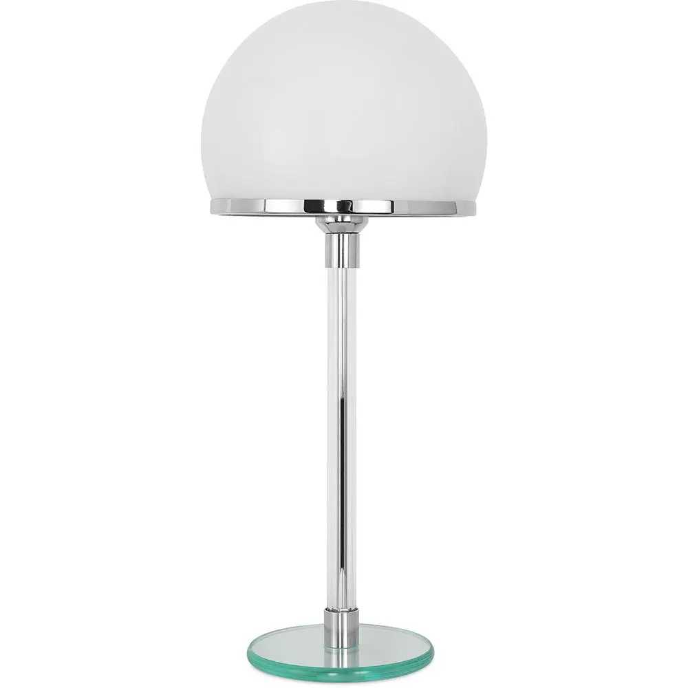  Buy Bauha Desk Lamp - Chrome Copper/Opal Glass White 13292 - in the EU