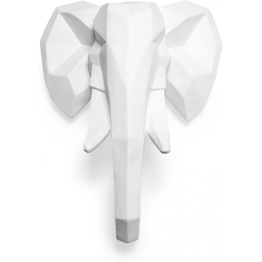  Buy Origami Elephant Head - Resin White 58956 - in the EU