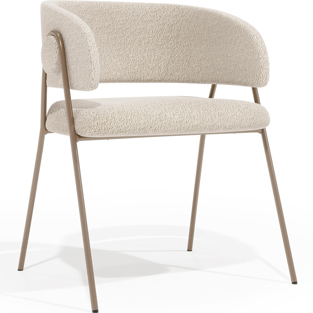  Buy Dining Chair - Upholstered in Fabric - Karen Beige 61151 - in the EU