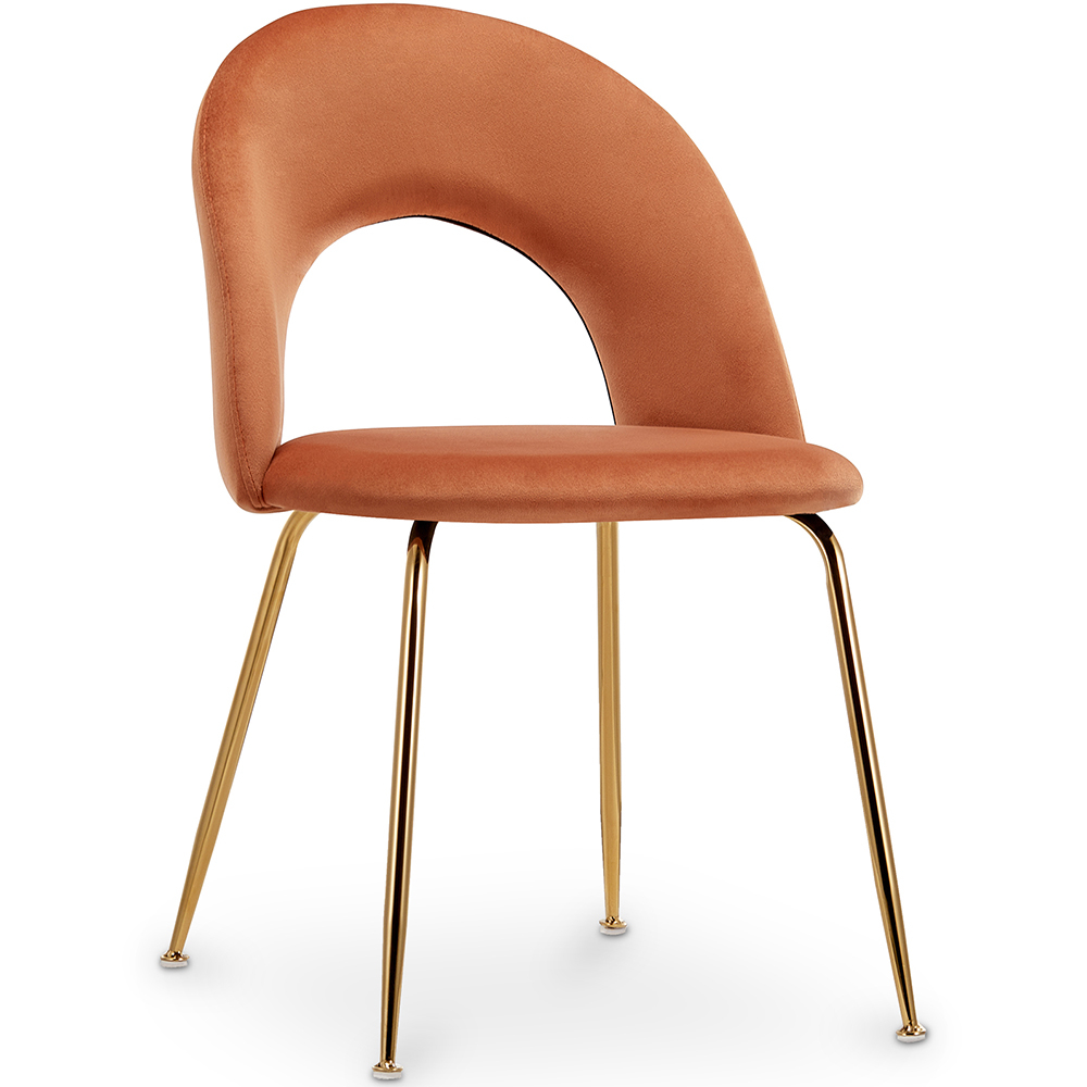  Buy Dining Chair - Upholstered in Velvet - Maeve Orange 61168 - in the EU