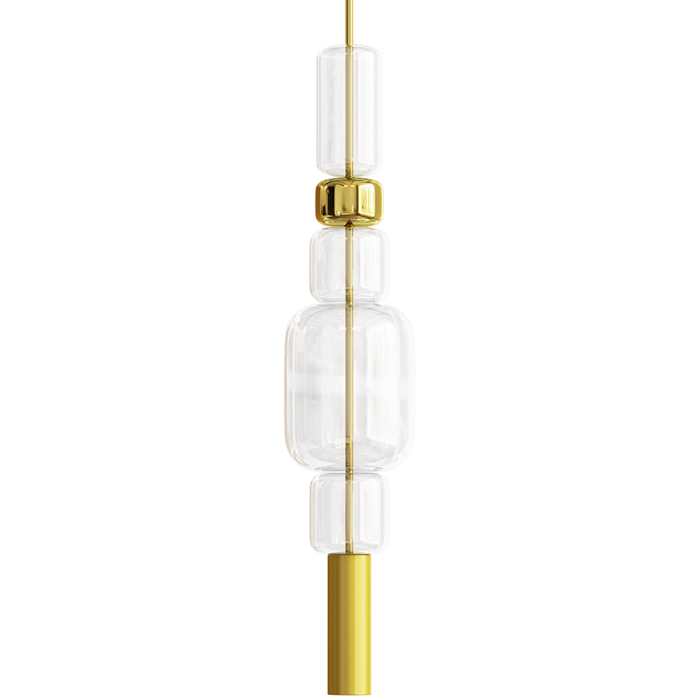 Buy Design Pendant Lamp - LED - Loraina Gold 61253 - in the EU
