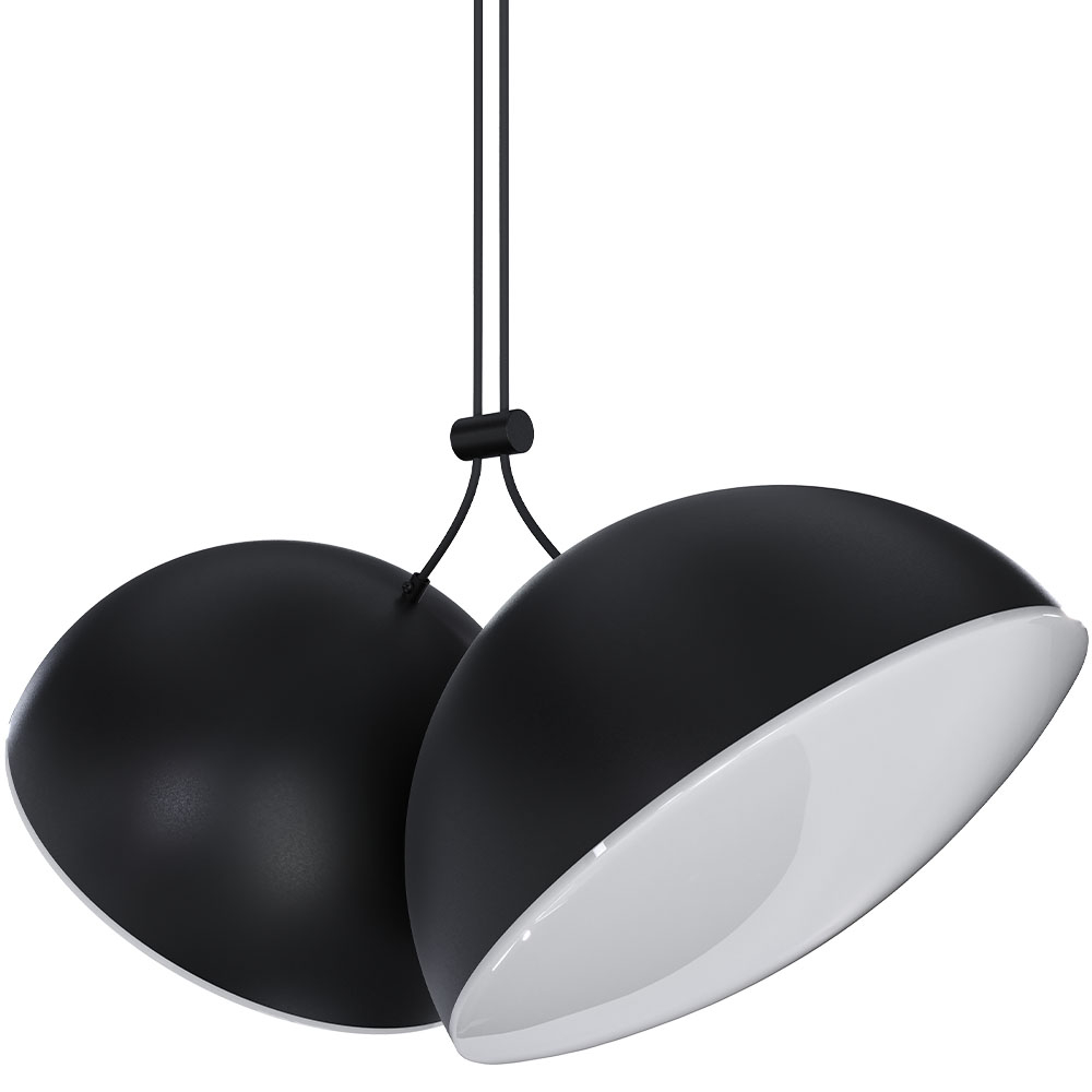  Buy Pendant Lamp - 2 LED Spots - Binal Black 61257 - in the EU