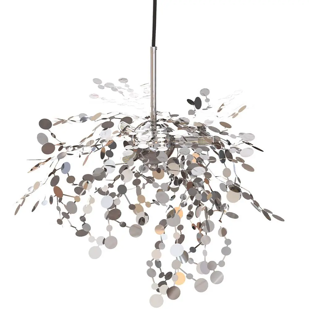 Buy Hanging Steel Lamp -  Spring Silver 61261 - in the EU