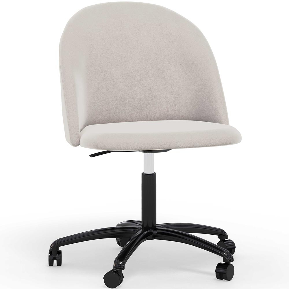  Buy Upholstered Office Chair - Velvet - Bennet Beige 61272 - in the EU