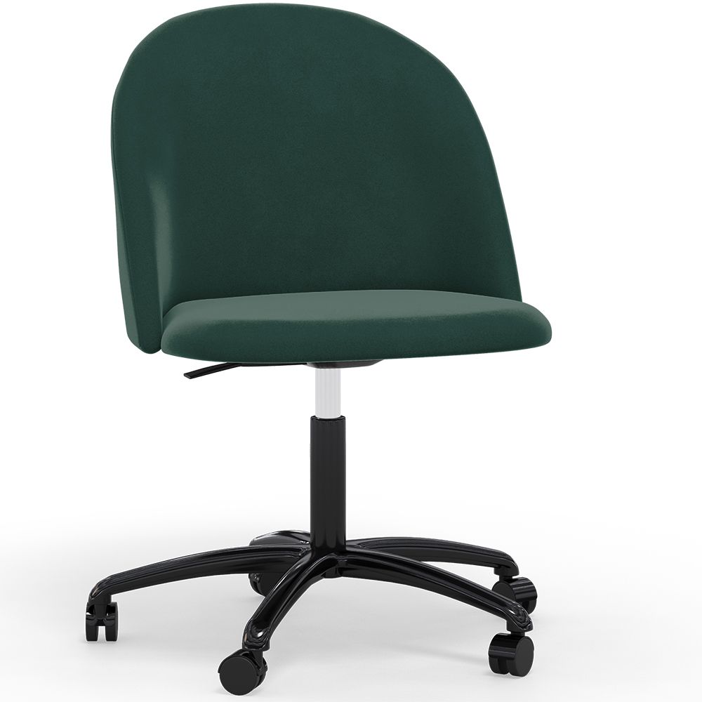  Buy Upholstered Office Chair - Velvet - Bennet Dark green 61272 - in the EU