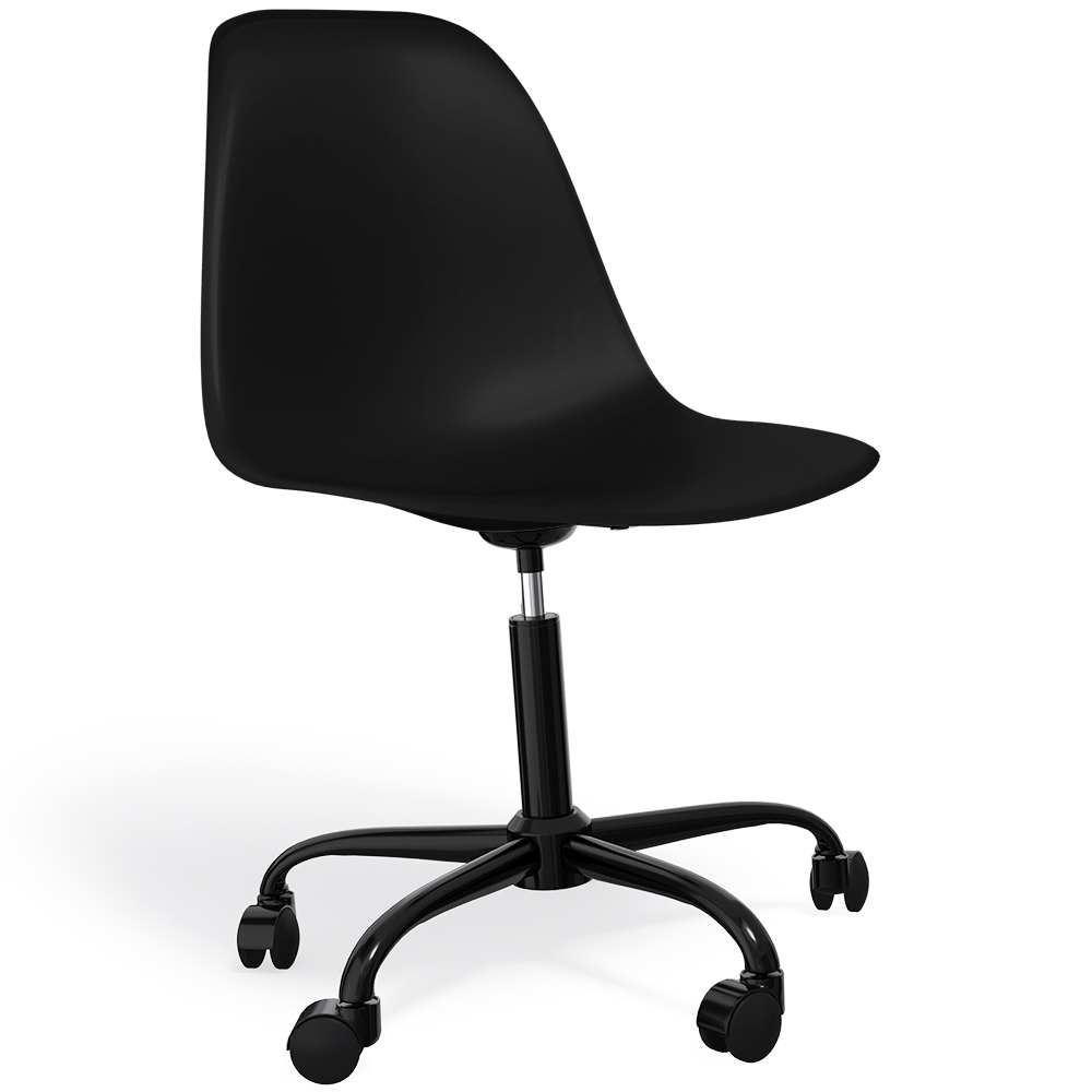  Buy Office Chair with Armrests - Wheeled Desk Chair - Black Brielle Frame Black 61268 - in the EU