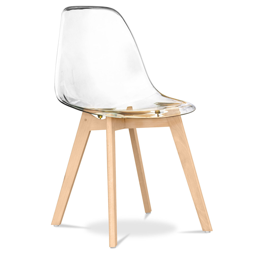  Buy Dining Chair Transparent Scandinavian Design - Sely  Transparent 58592 - in the EU