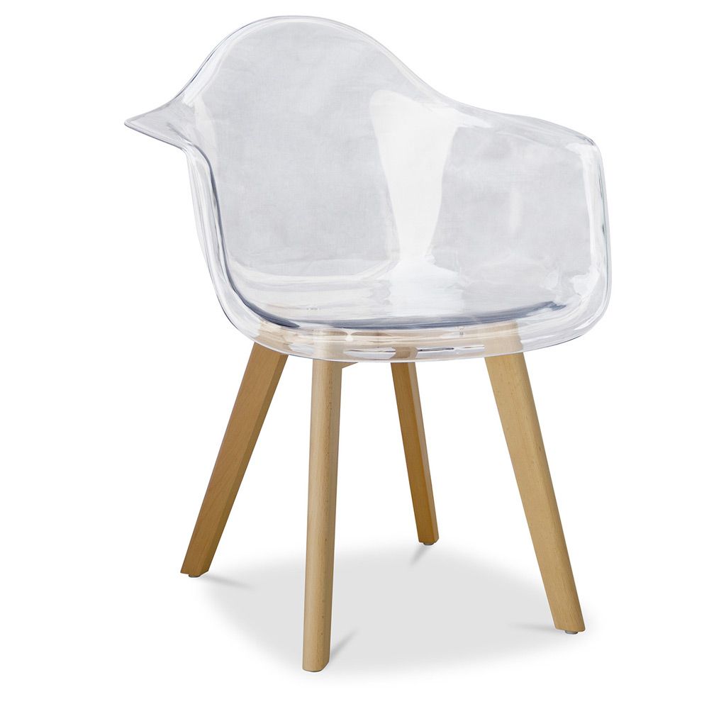  Buy Premium Design Dawood chair Grey transparent 58594 - in the EU