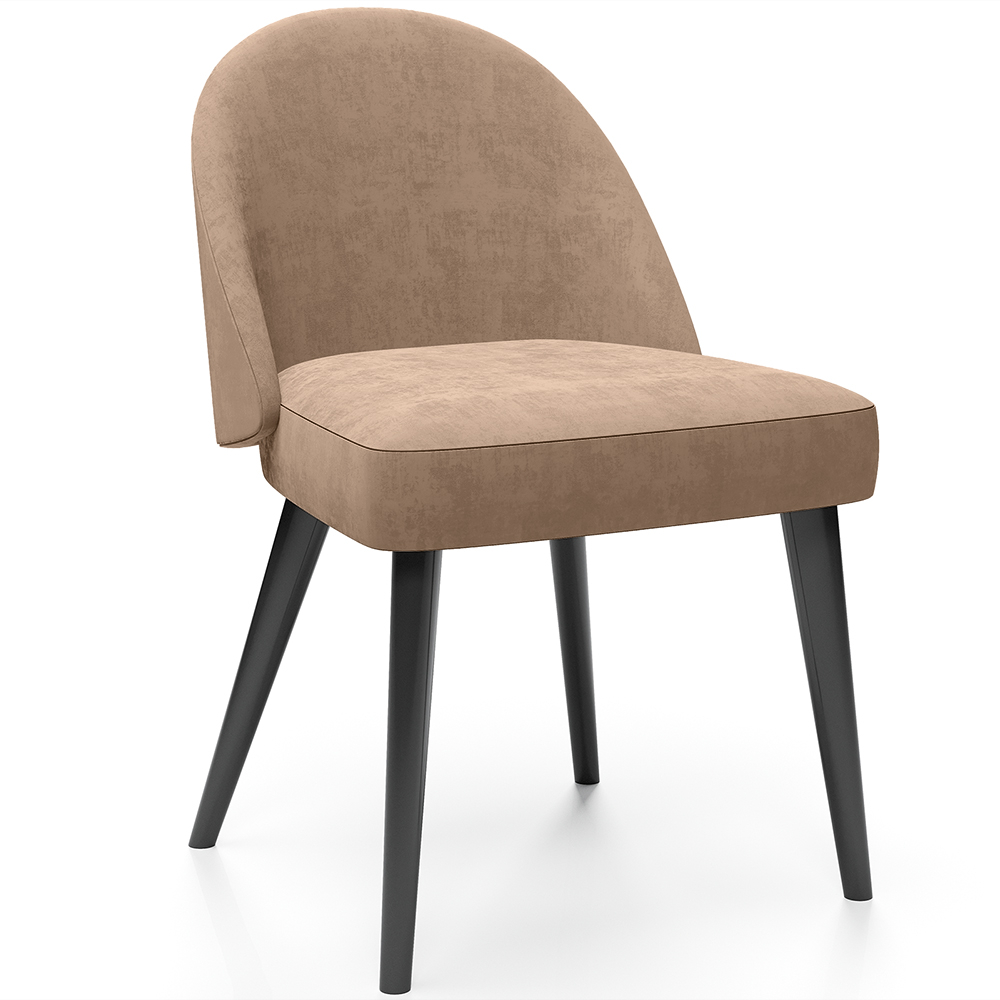  Buy Dining Chair - Upholstered in Velvet - Percin Cream 61050 - in the EU