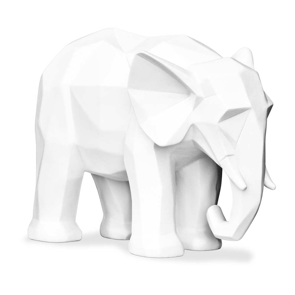  Buy Decorative Elephant Figure - Matte White - Fanto White 59009 - in the EU