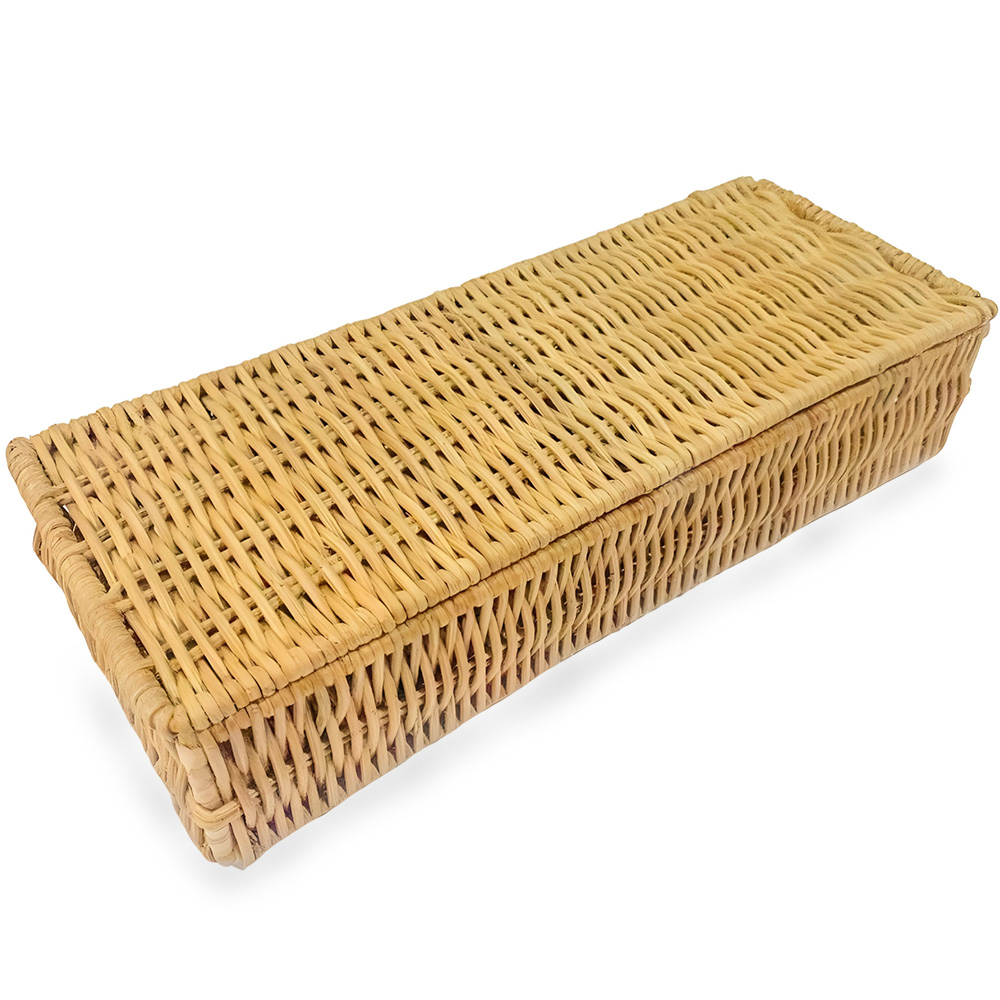  Buy Rattan Basket with Lid / 26x10CM - Deral Natural 61317 - in the EU