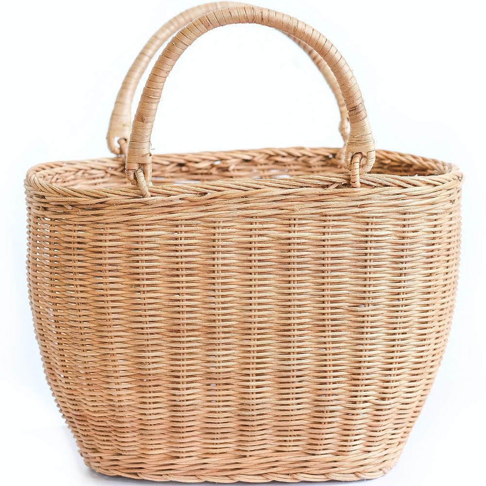  Buy Rattan Basket with Handles - Frinay Natural 61318 - in the EU