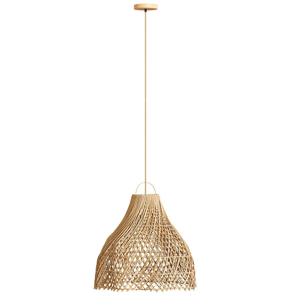  Buy Boho Style Rattan Pendant Lamp - Amra Natural 61381 - in the EU