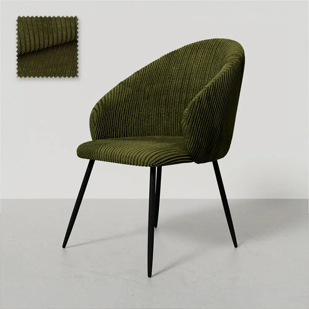  Buy Dining Chair Upholstered in Velvet - Yukon Olive 61449 - in the EU